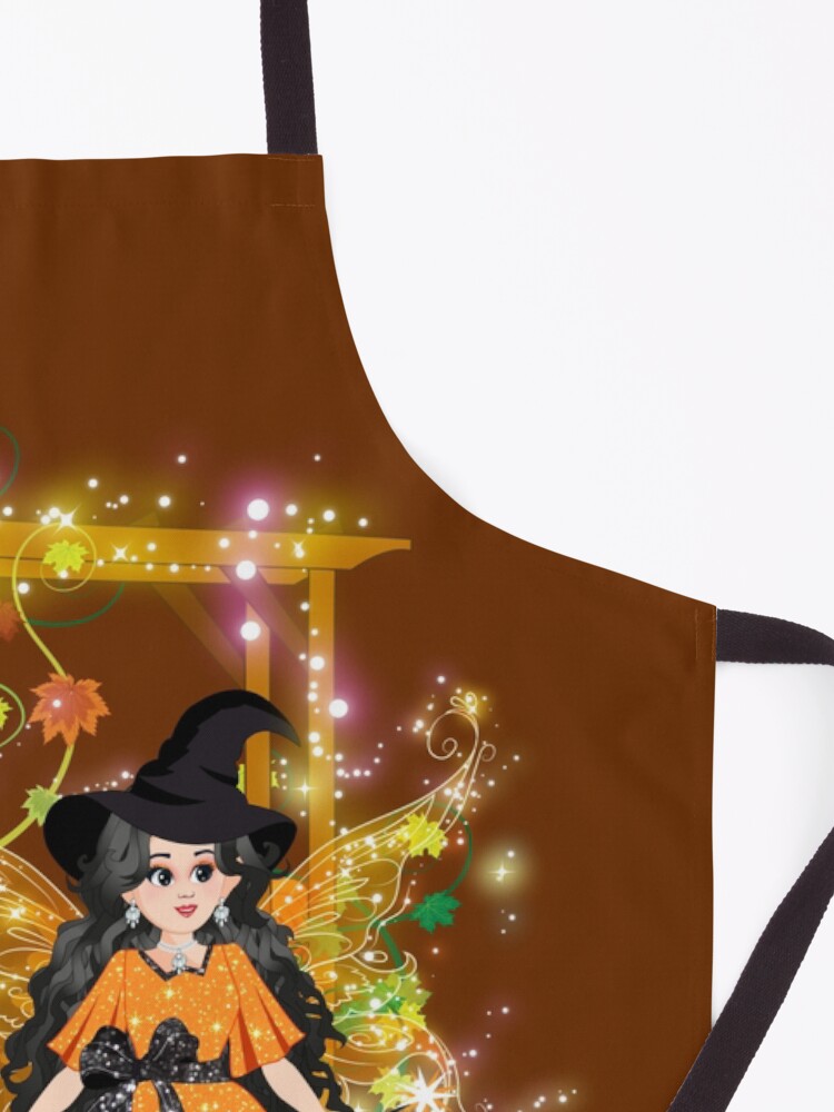 Thumbnail 3 of 6, Apron, Hallie's Magical Halloween Shop designed and sold by FairyBookClub.