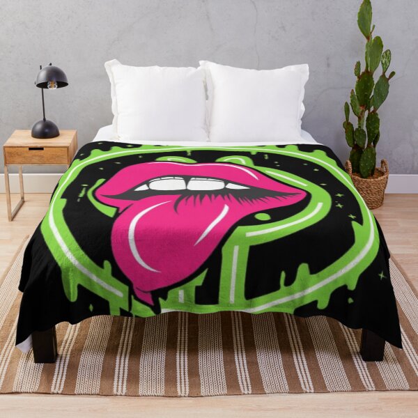 Item preview, Love Quote Mini Hearts Psychedelic Trippy Red Lips In The Mouth Of Madness designed and sold by ShopSunday.