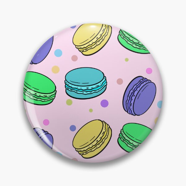 Artikelvorschau, Spaß mit farbenfrohen Makronenmustern entworfen und verkauft von TurtleShellShop.