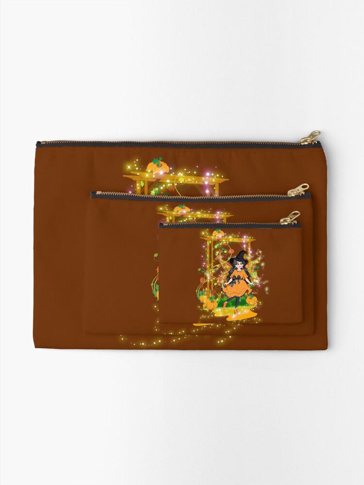Thumbnail 2 of 4, Zipper Pouch, Hallie's Magical Halloween Shop designed and sold by FairyBookClub.