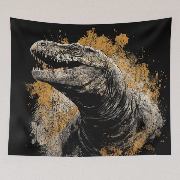 Item preview, A Komodo Dragon - Street Art Vintage Distressed Wildlife designed and sold by GVRDesign.