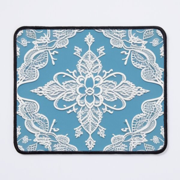 Item preview, Blue French lace designed and sold by Roxburylane.