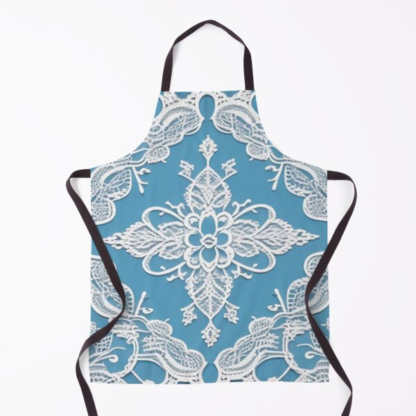 Item preview, Blue French lace  designed and sold by Roxburylane.