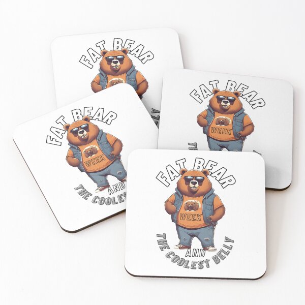 Item preview, Fat Bear Week and The Coolest Belly - Humorous Designs designed and sold by 3dozecreations.