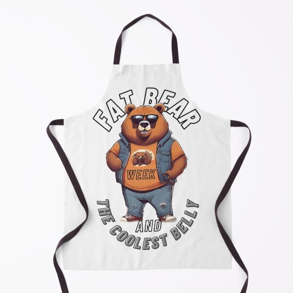 Item preview, Fat Bear Week and The Coolest Belly - Humorous Designs designed and sold by 3dozecreations.