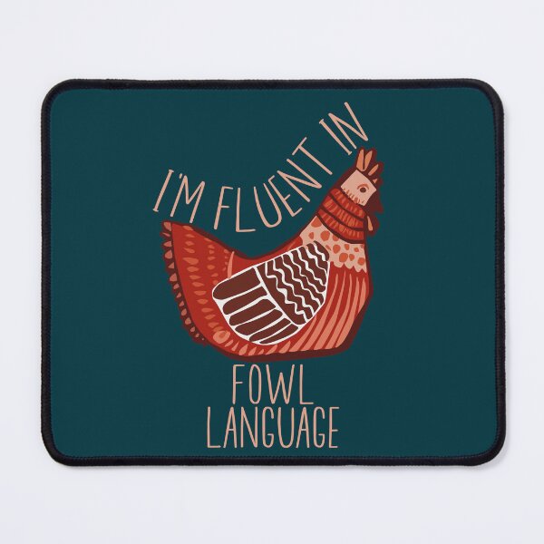 Item preview, Im Fluent In Fowl Language - Funny Retro Chicken Lover designed and sold by ChiknEmporium.