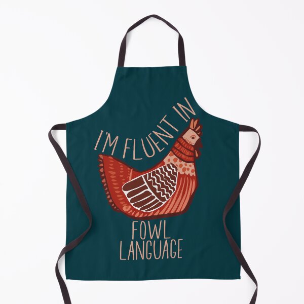 Item preview, Im Fluent In Fowl Language - Funny Retro Chicken Lover designed and sold by ChiknEmporium.