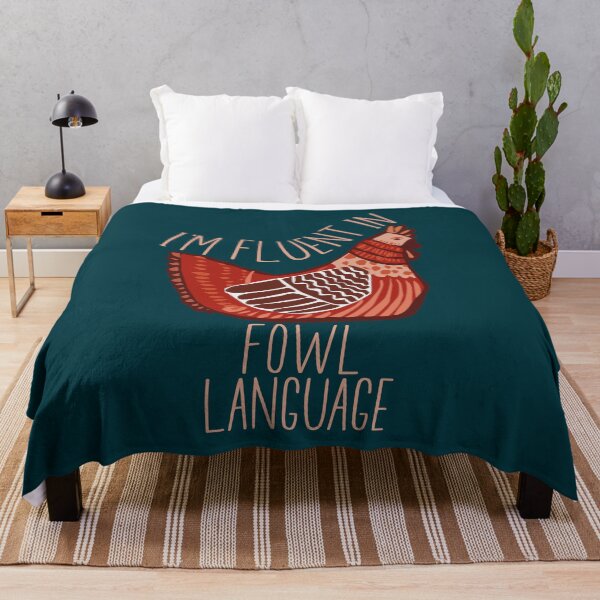 Item preview, Im Fluent In Fowl Language - Funny Retro Chicken Lover designed and sold by ChiknEmporium.
