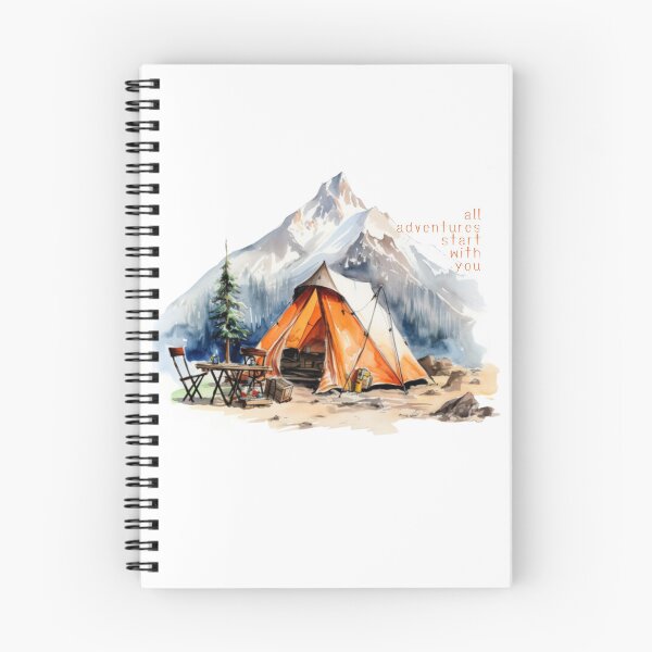 Item preview, Camping Life - Mountain View - All Adventures Start With You designed and sold by WeekendSurprise.