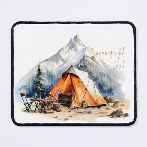 Item preview, Camping Life - Mountain View - All Adventures Start With You designed and sold by WeekendSurprise.
