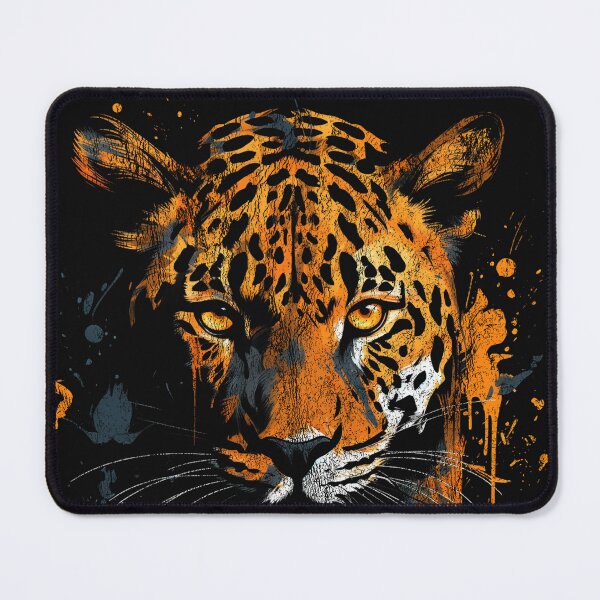 Item preview, A Javan Leopard - Street Art Vintage Distressed Wildlife designed and sold by GVRDesign.