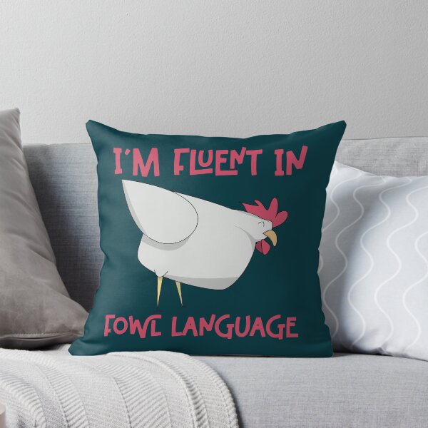 Item preview, Im Fluent In Fowl Language - Funny Chicken Lover designed and sold by ChiknEmporium.