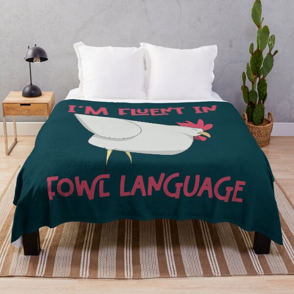 Item preview, Im Fluent In Fowl Language - Funny Chicken Lover designed and sold by ChiknEmporium.
