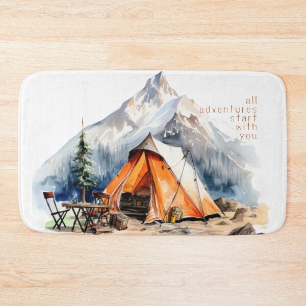 Item preview, Camping Life - Mountain View - All Adventures Start With You designed and sold by WeekendSurprise.