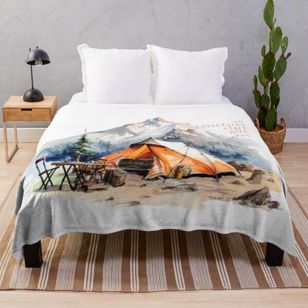 Item preview, Camping Life - Mountain View - All Adventures Start With You designed and sold by WeekendSurprise.