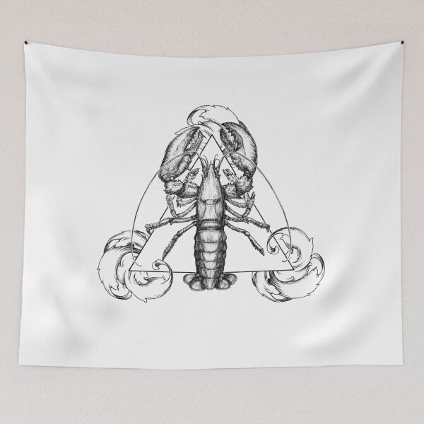 Item preview, Top Lobster - triangle designed and sold by CandelaRiveros.