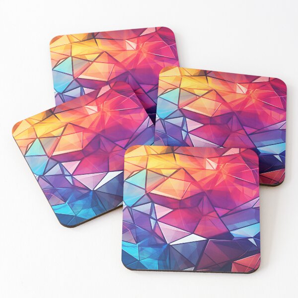 Item preview, Abstract colourful shapes comic book style designed and sold by workshoot.