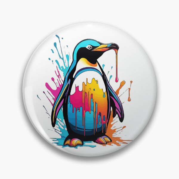 Item preview, Arctic Elegance: Abstract Penguin Art designed and sold by javaoverride.