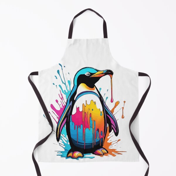 Item preview, Arctic Elegance: Abstract Penguin Art designed and sold by javaoverride.