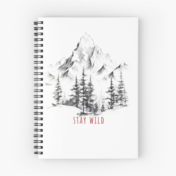 Item preview, Camping Life - Stay Wild - Snowy Mountains designed and sold by WeekendSurprise.