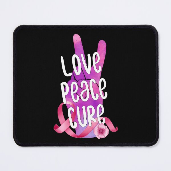 Item preview, Peace Love Cure Breast Cancer Awareness Warrior Pink Ribbon designed and sold by Looks-great.