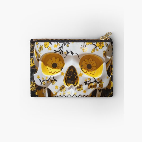 Item preview, Botanic Bones: Yellow Blooms in Skull Artistry designed and sold by ArtemExpressio.