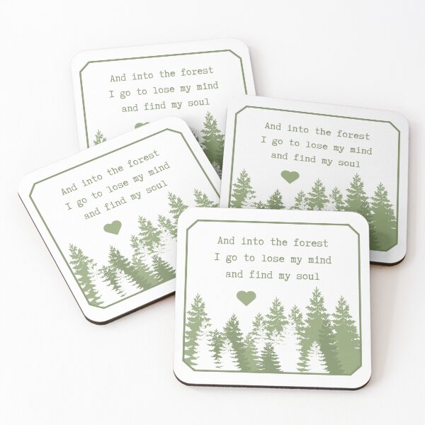 Item preview, And into the forest I go to lose my mind and find my soul | introvert quote  designed and sold by LazzyPoppy.