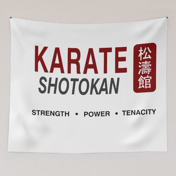 Item preview, Karate Shotokan Whispers Kanji Cloaked Elegance designed and sold by LuizSilva1983.