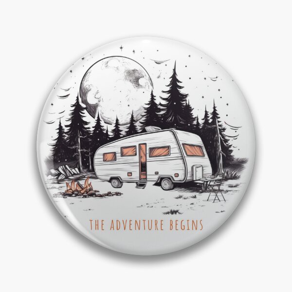 Item preview, Camping Life - The Adventure Begins- Caravan Life designed and sold by WeekendSurprise.