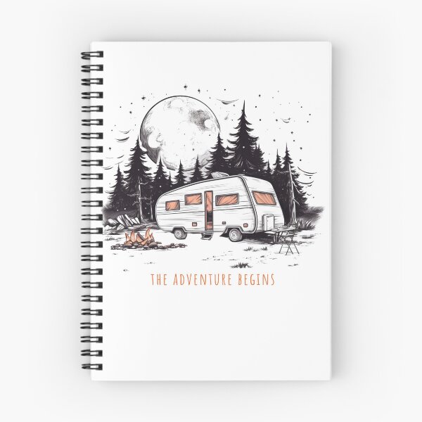 Item preview, Camping Life - The Adventure Begins- Caravan Life designed and sold by WeekendSurprise.
