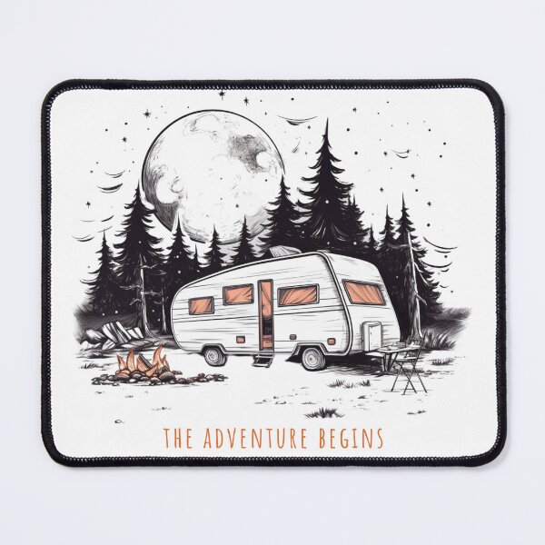 Item preview, Camping Life - The Adventure Begins- Caravan Life designed and sold by WeekendSurprise.