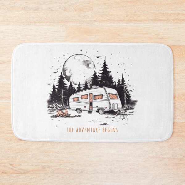 Item preview, Camping Life - The Adventure Begins- Caravan Life designed and sold by WeekendSurprise.