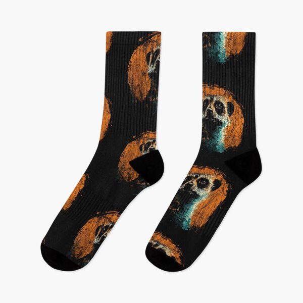 Item preview, A Meerkat Face - Street Art Vintage Distressed Wildlife designed and sold by GVRDesign.