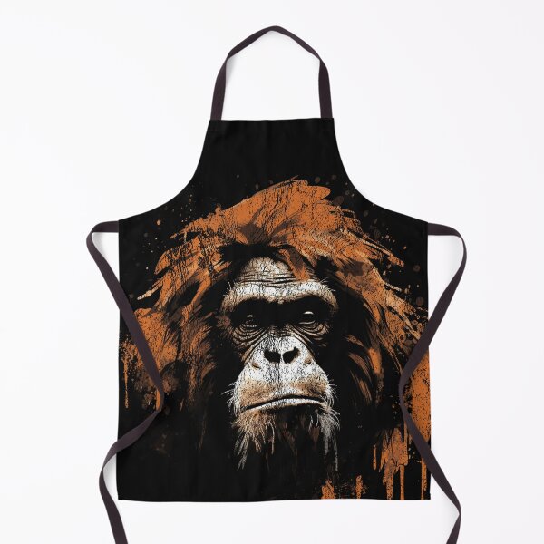 Item preview, An Orangutan Ape - Street Art Vintage Distressed Wildlife designed and sold by GVRDesign.