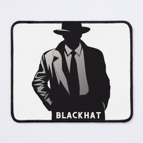 Item preview, Blackhat Silhouette Sticker  designed and sold by NebNightsDesign.