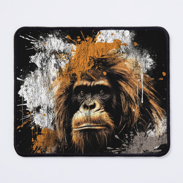 Item preview, An Orangutan Ape - Street Art Vintage Distressed Wildlife designed and sold by GVRDesign.