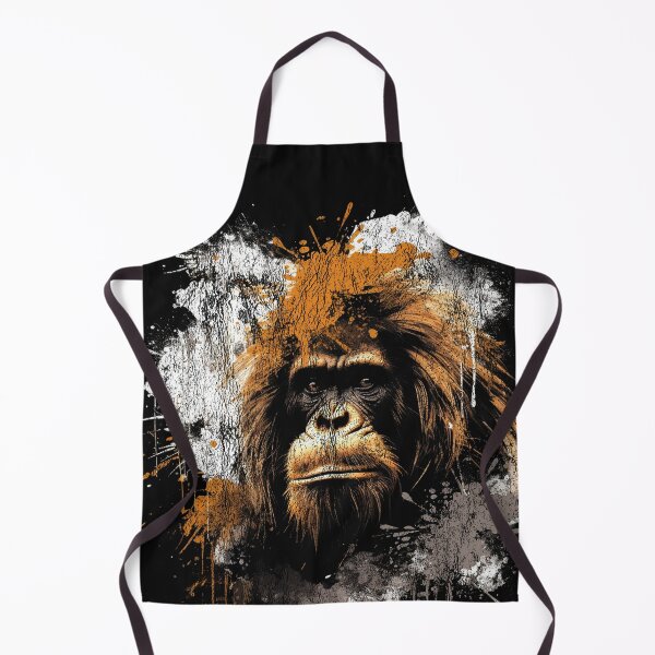 Item preview, An Orangutan Ape - Street Art Vintage Distressed Wildlife designed and sold by GVRDesign.