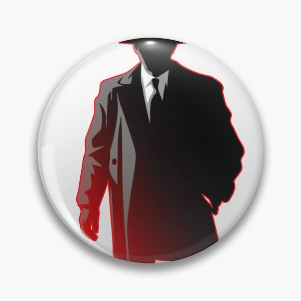 Item preview, Red & Black Blackhat Silhouette Sticker designed and sold by NebNightsDesign.