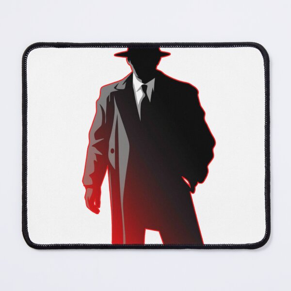 Item preview, Red & Black Blackhat Silhouette Sticker designed and sold by NebNightsDesign.