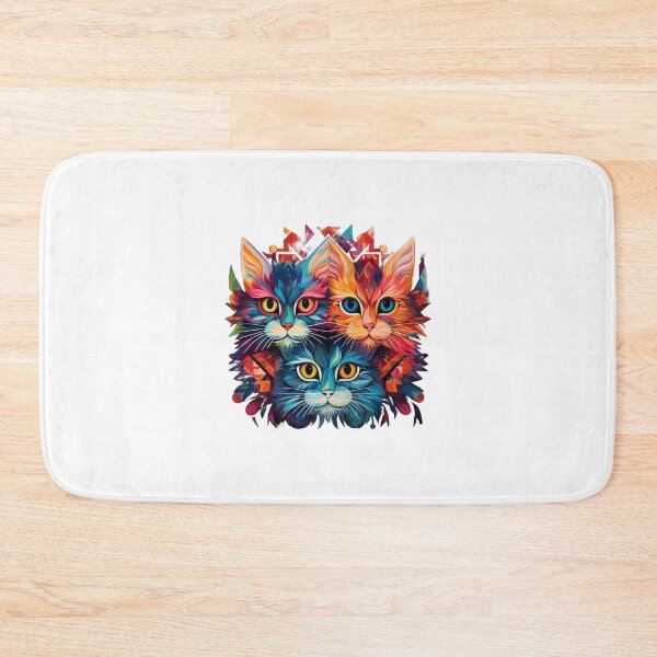 Item preview, Cool Colorful cats designed and sold by CatSomeART.