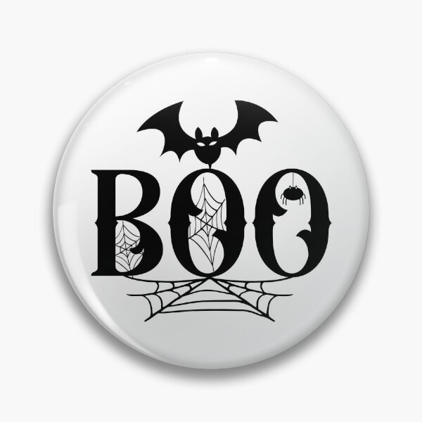 Item preview, Boo with Bats and Spiderwebs designed and sold by Sarcastic Narwhal.
