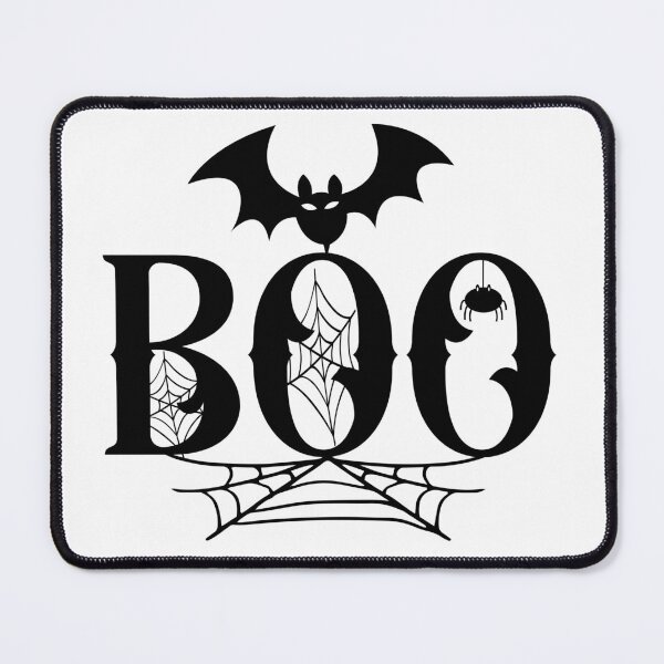 Item preview, Boo with Bats and Spiderwebs designed and sold by Sarcastic Narwhal.