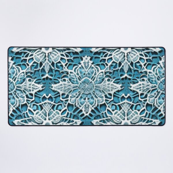 Item preview, Teal French lace designed and sold by Roxburylane.