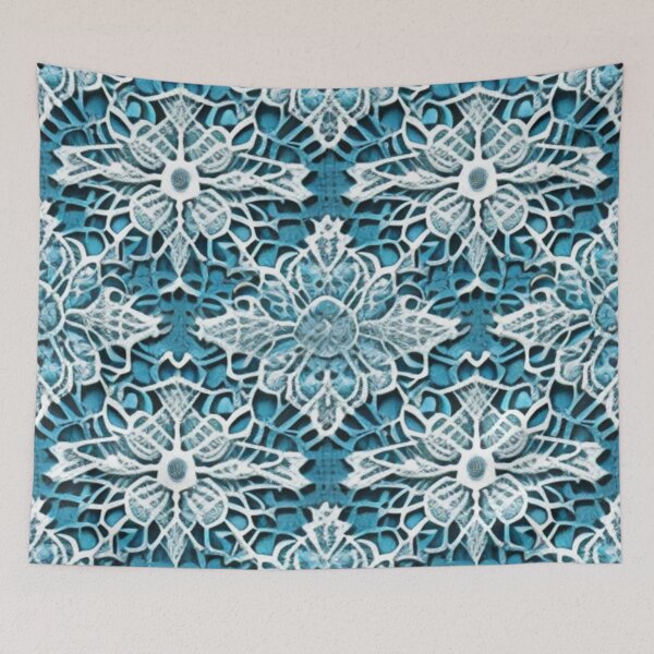 Item preview, Teal French lace  designed and sold by Roxburylane.