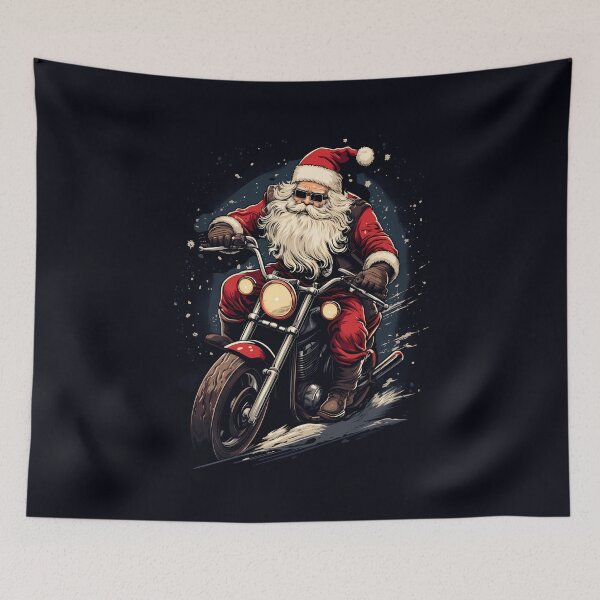 Item preview, Santa's Joyride - Spreading Cheer on Two Wheels designed and sold by Justin Haas.