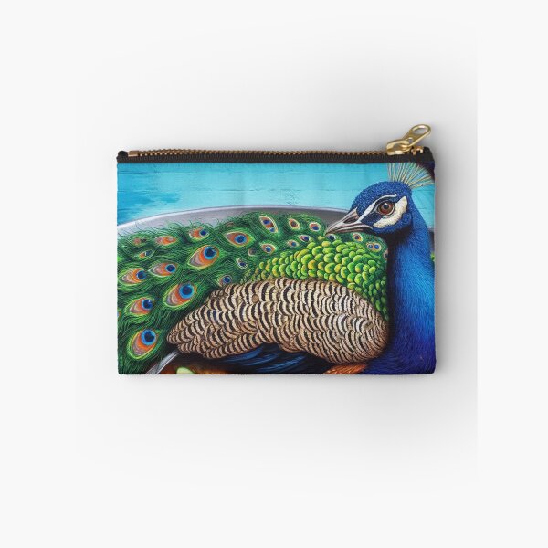 Item preview, Peacock Laying in Moussaka, Street Art designed and sold by ComputerContent.