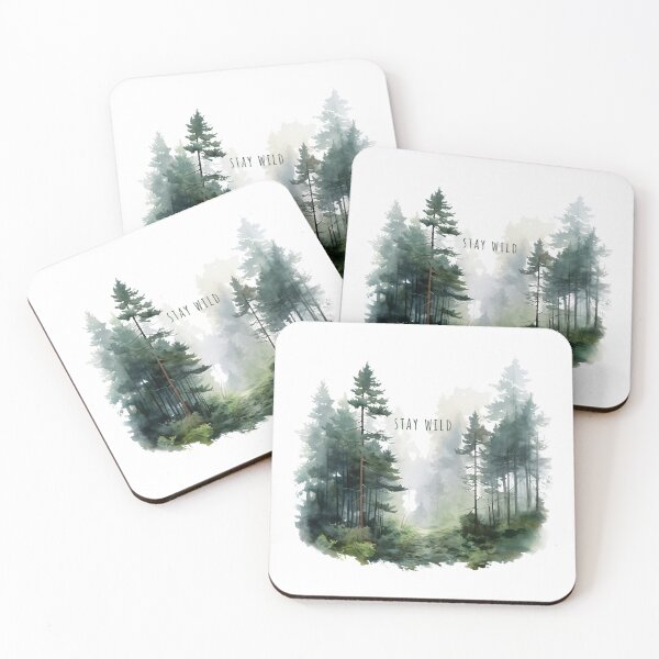 Item preview, Camping Life - Stay Wild - Misty Forest  designed and sold by WeekendSurprise.