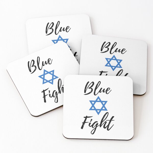 Item preview, Blue Fight – ISRAEL, Star of David, Jewish designed and sold by AbstractCL.