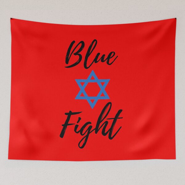 Item preview, Blue Fight – ISRAEL, Star of David, Jewish designed and sold by AbstractCL.