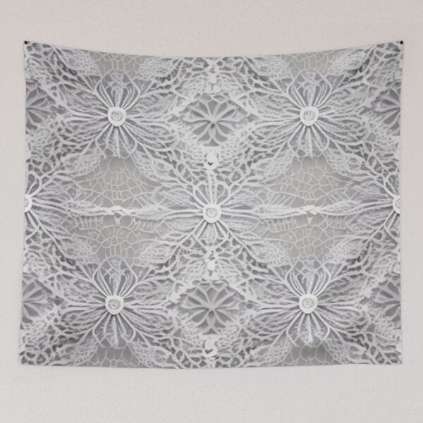 Item preview, White lace  designed and sold by Roxburylane.